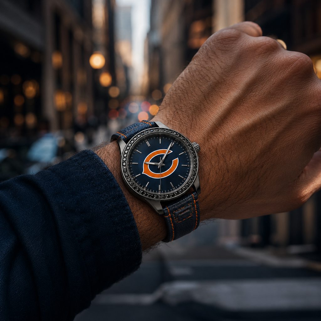 Windy City Navy & Orange Legacy Watch WCNO112