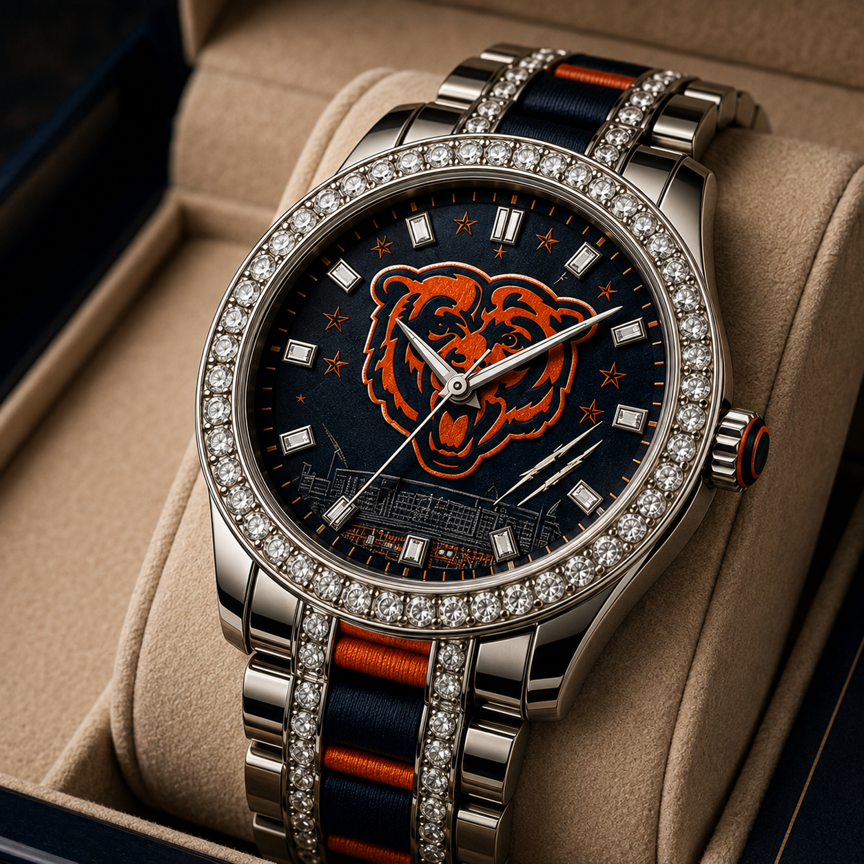 Windy City Navy & Orange Legacy Watch WCNO11