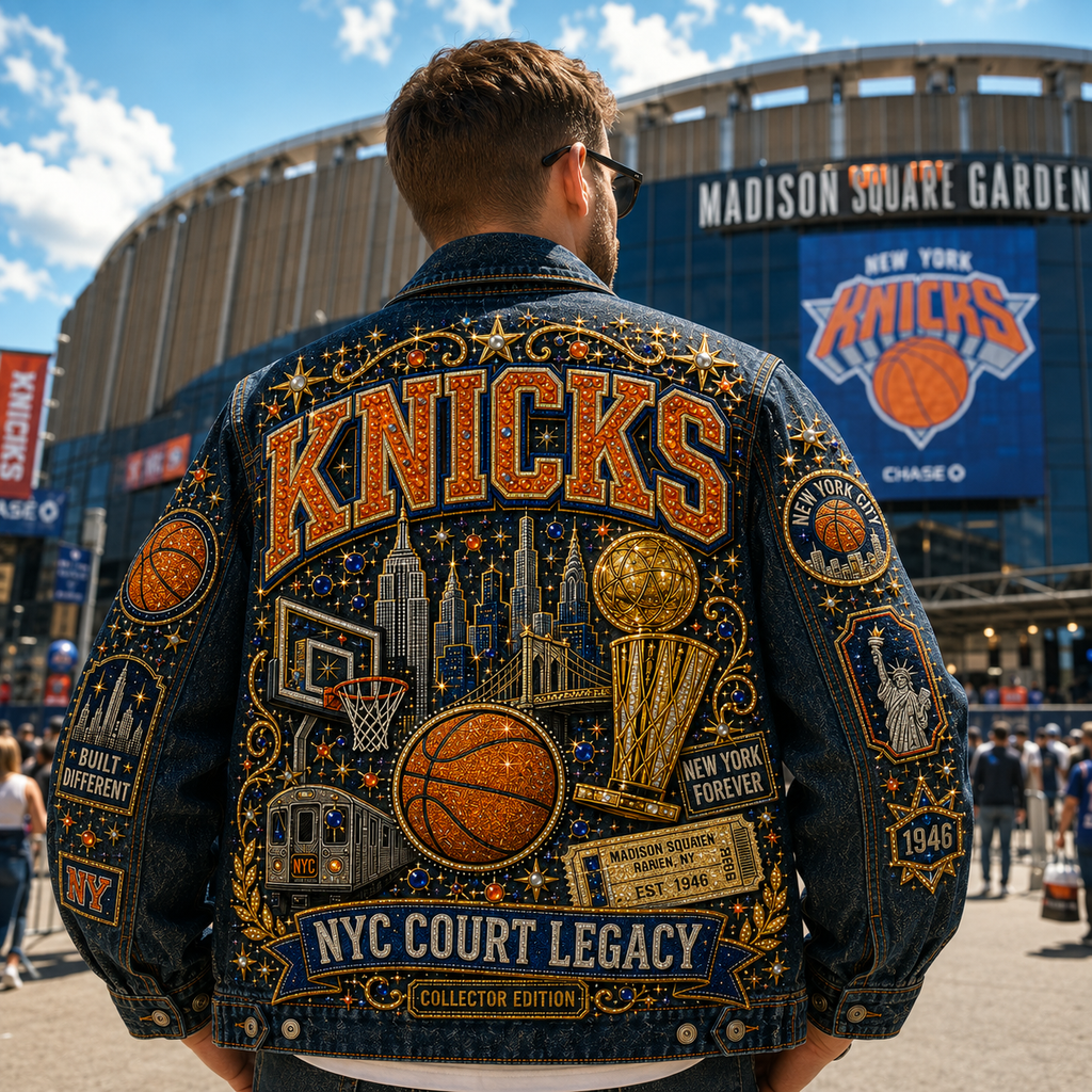 City Court Legacy Basketball Fan Denim Jacket – Collector Edition CCLB101