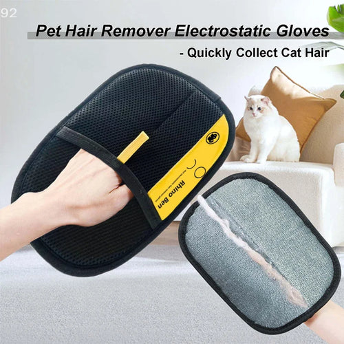 2025 Modern Electrostatic Gloves, Pet Hair Removal Tool for Cats & Dogs