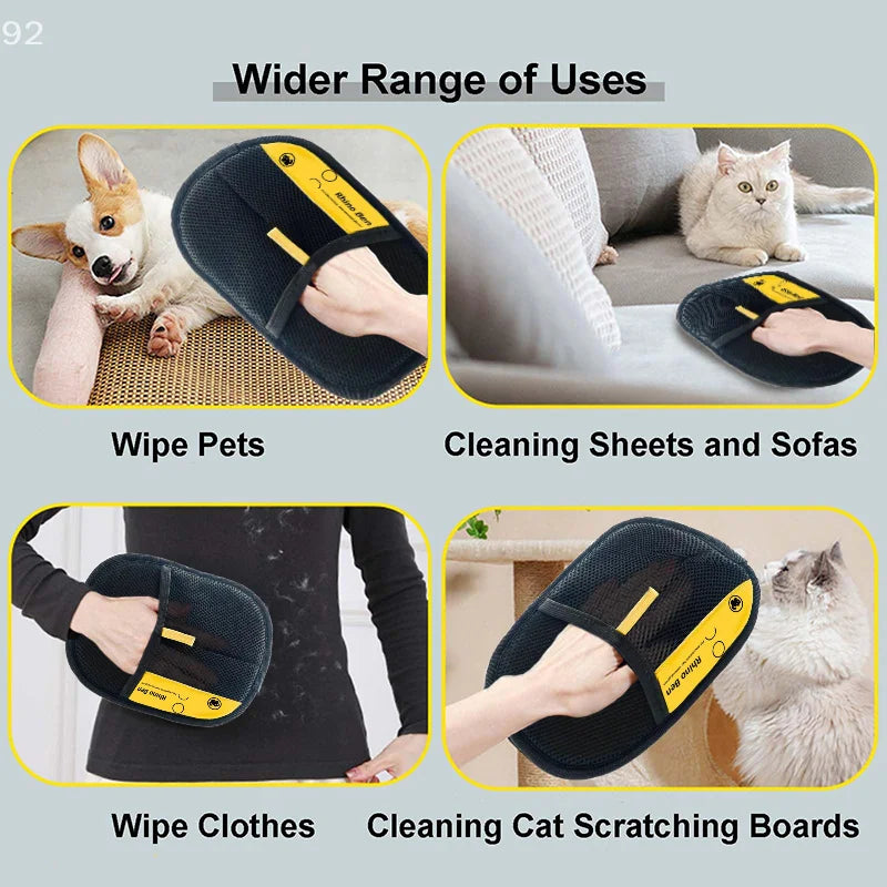 2025 Modern Electrostatic Gloves, Pet Hair Removal Tool for Cats & Dogs