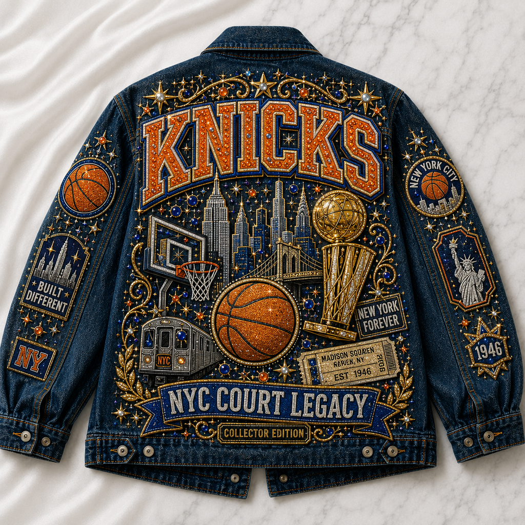 City Court Legacy Basketball Fan Denim Jacket – Collector Edition CCLB101