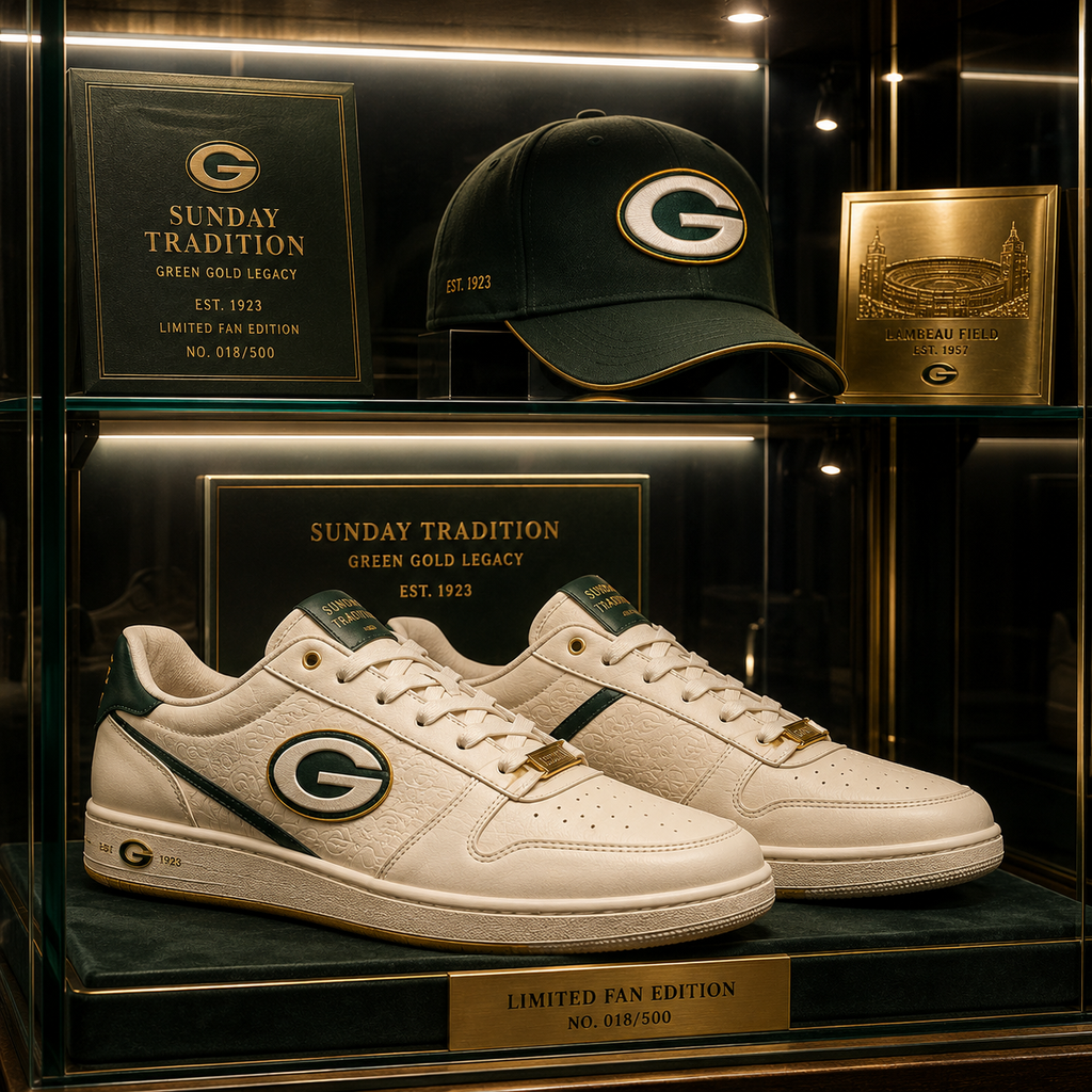 Sunday Tradition Green Gold Legacy Sneakers STGG09